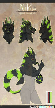 Fursuit Concept Art - Nekroz