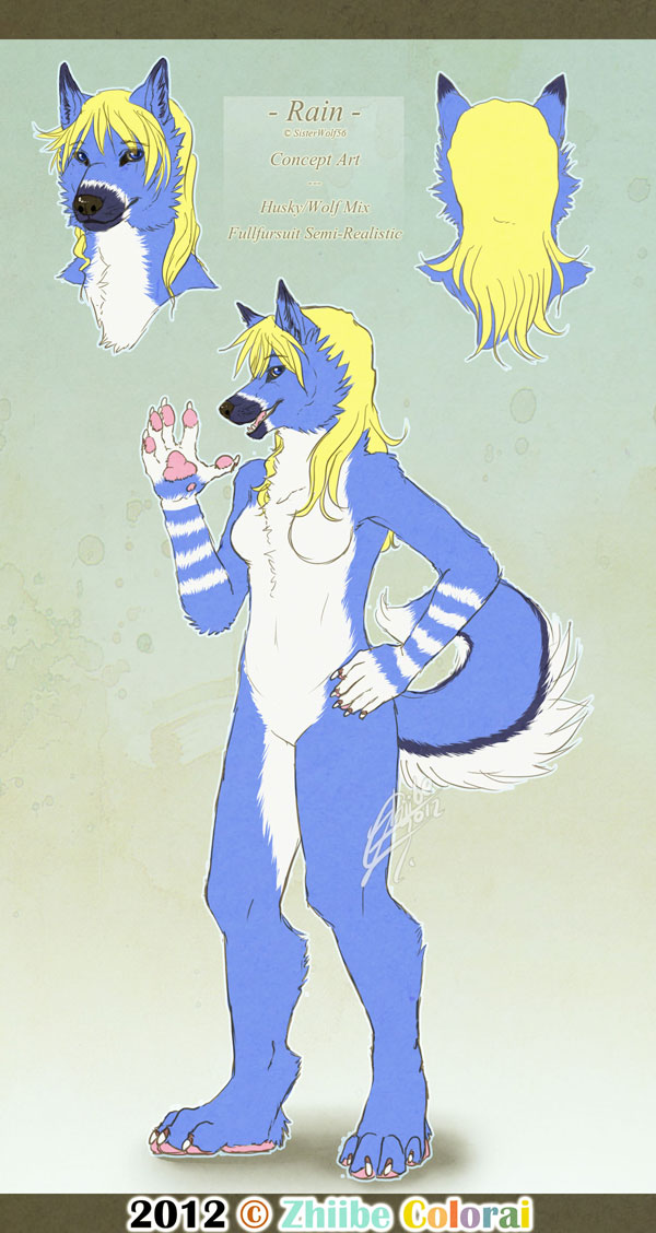 Rain Fursuit Concept Art