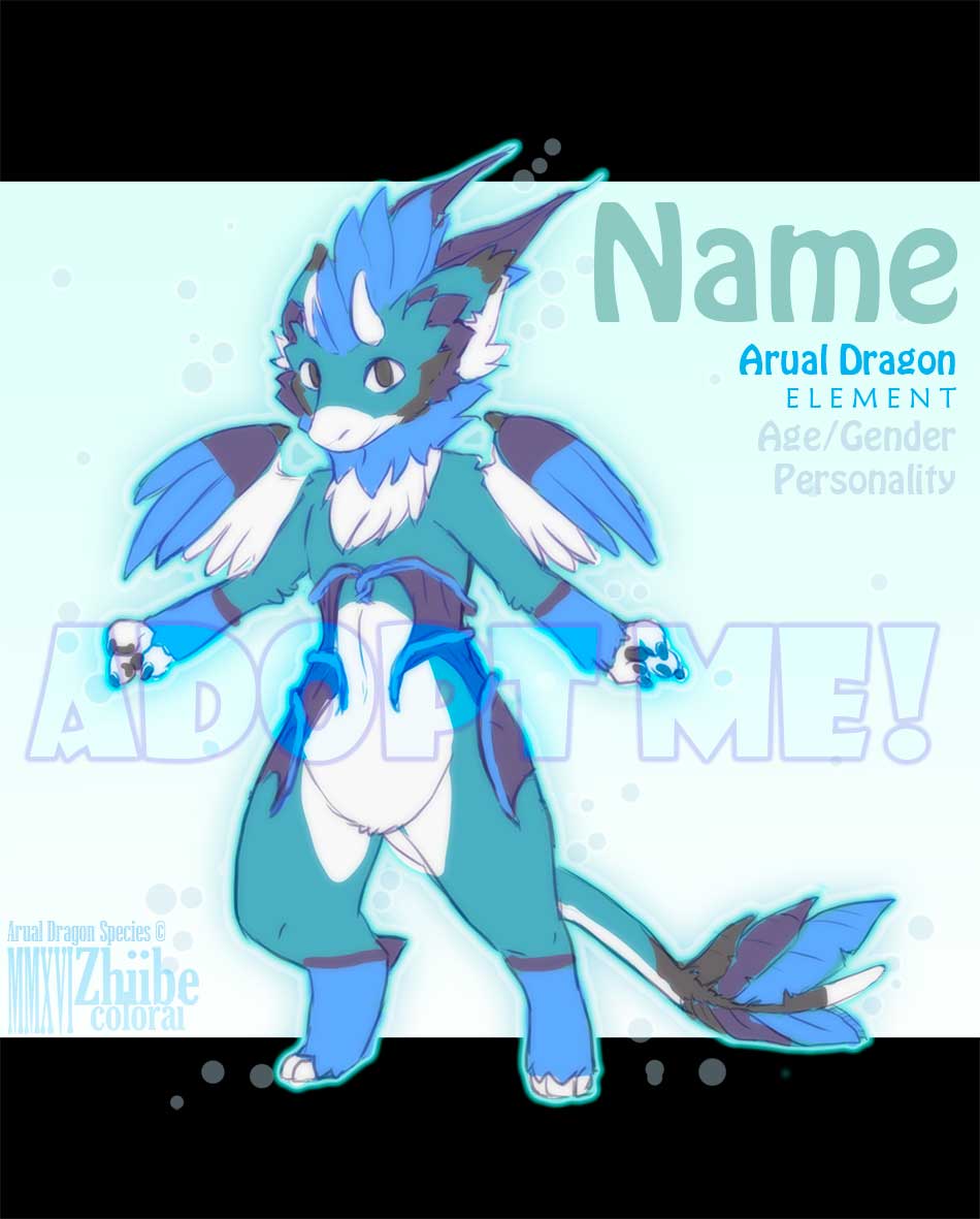 CLOSED Arual Dragon Adoptable #3 CLOSED