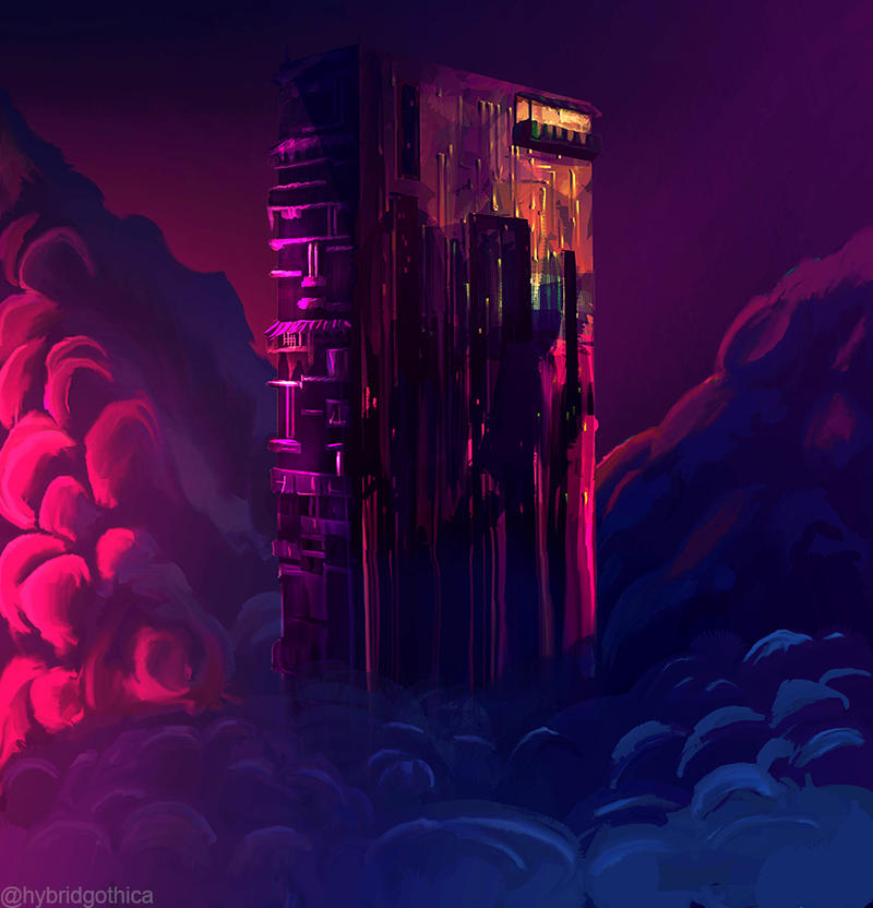 Apartment in the Clouds of Xing City. by hybridgothica