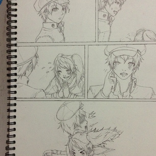 PERSONA4: WIP NaoRise Silent Comic