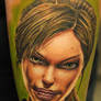 Tattoo of Lara Croft