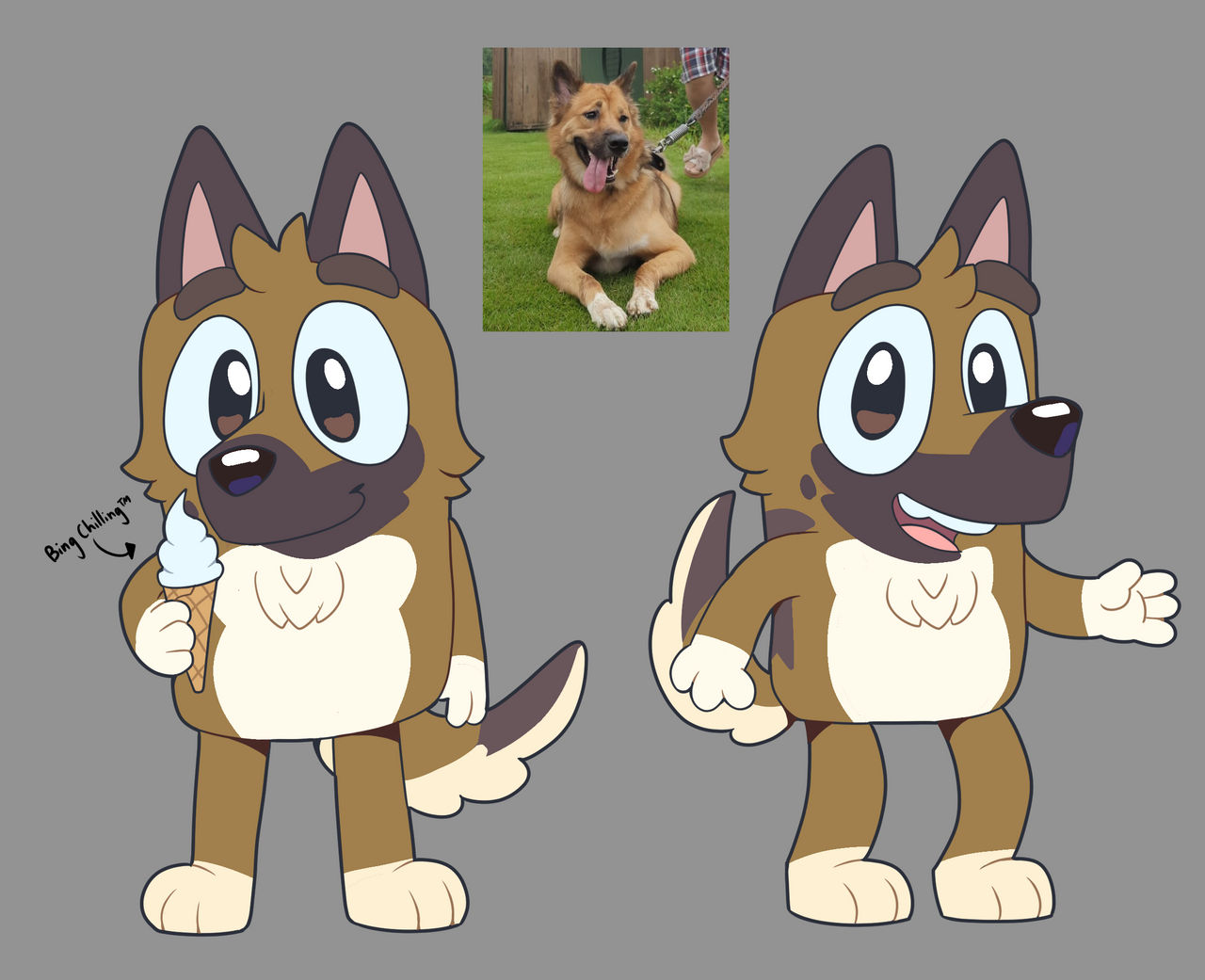My Dog as a Bluey Character by Rozzarilla on DeviantArt