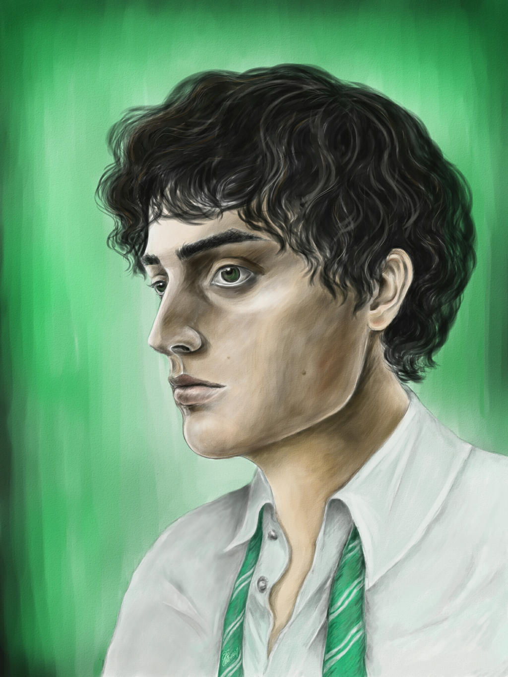 Draw Theodore Deviantart Theodore Nott by Ellindine on DeviantArt