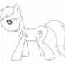 Rainbow Dash - Uncolored