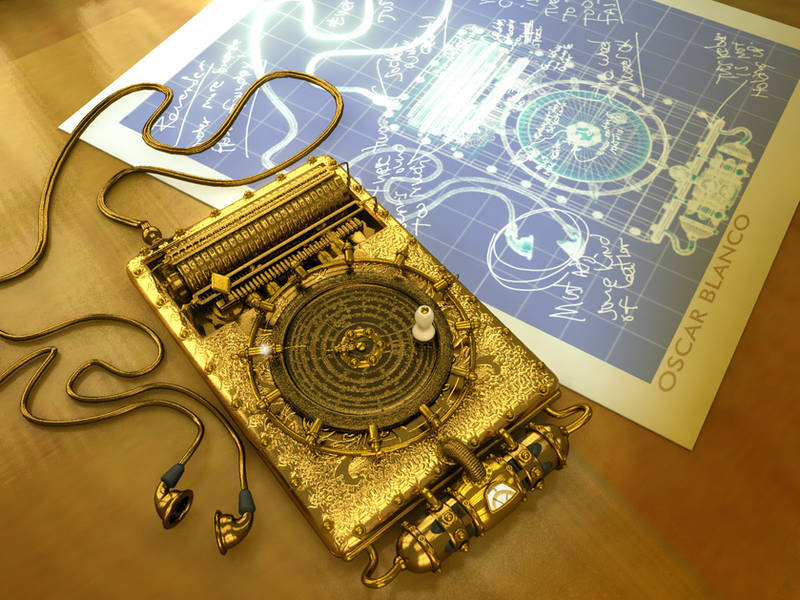 Steampunk iPod by otas32