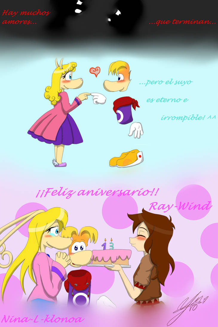 Rayman Raywind eternal love - Wind and Rayman by nina-L-klonoa on DeviantArt