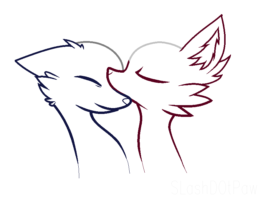 kissing base by SlashDotPaw on DeviantArt