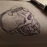 Wendigo Skull