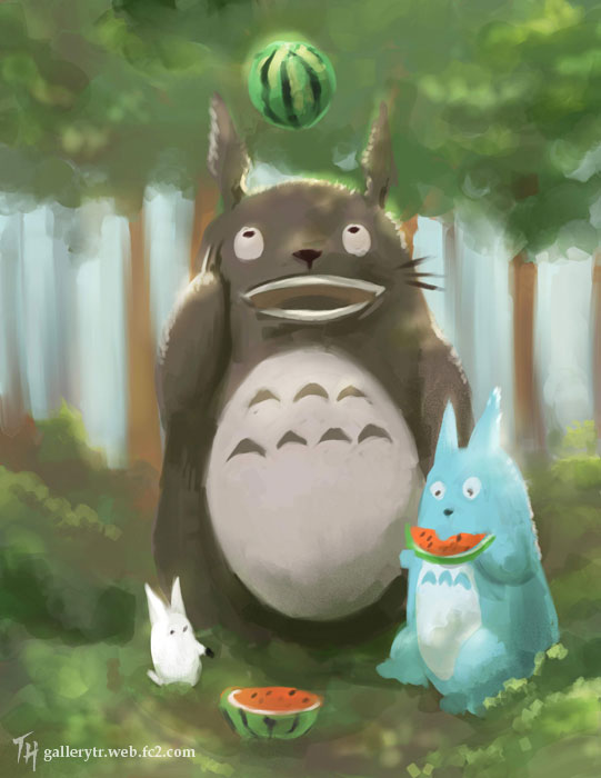 Totoro's Summer: Speed paint