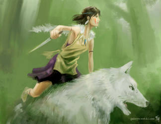 Princess Mononoke:Speed Paint