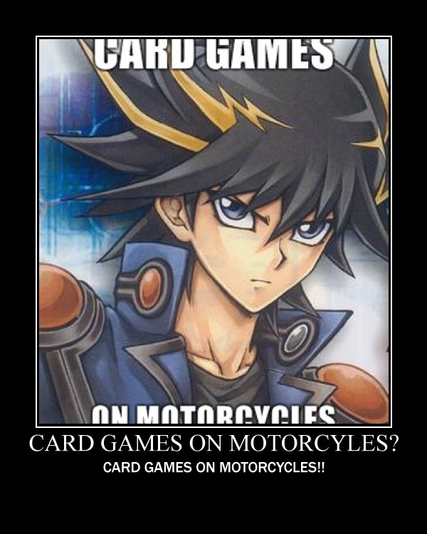 Card games on motorcylces