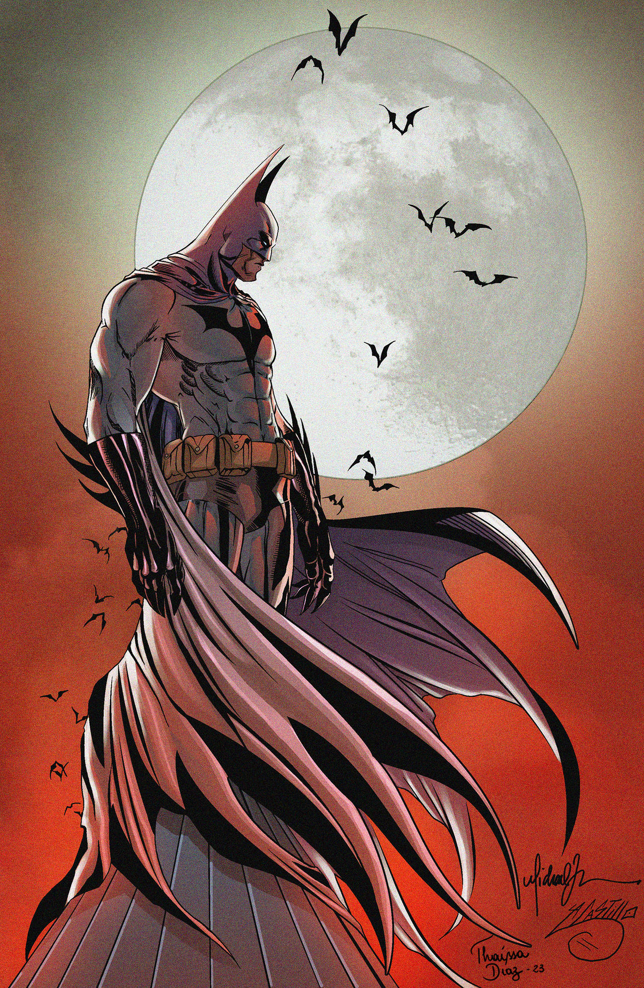 Batman Colors TDiaz LOW by ThaissaDiaz on DeviantArt