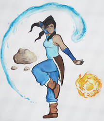 Korra - Master of the Elements