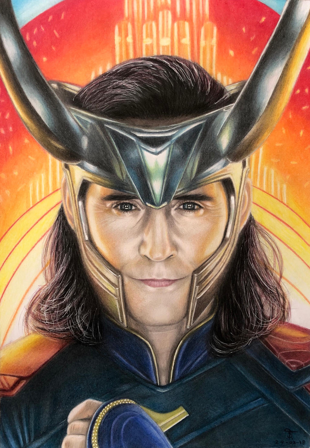 Loki Ragnarok Drawings Loki - Thor Ragnarok by Tanjadrawings on DeviantArt