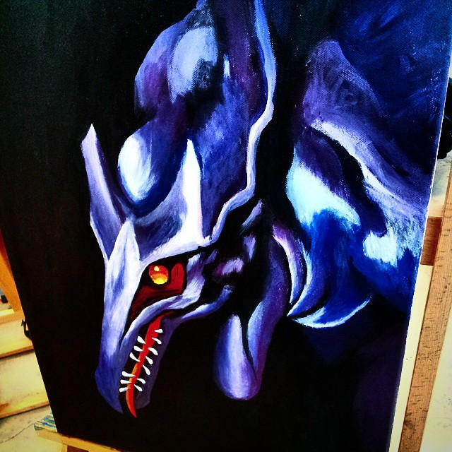 Ridley Painting by LazarBlackfire on DeviantArt