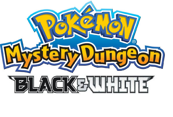 Pmd black and white title screen by pokefan6498 on DeviantArt