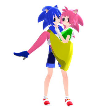 Classic Sonamy (In Coloring) by AsunaSTH99 on DeviantArt