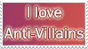 I Love Anti-Villains Stamp by pastellene