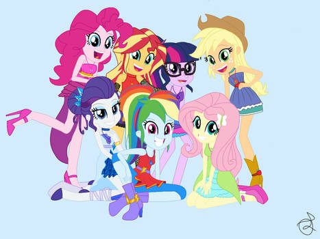 Graduation Day at Canterlot High School