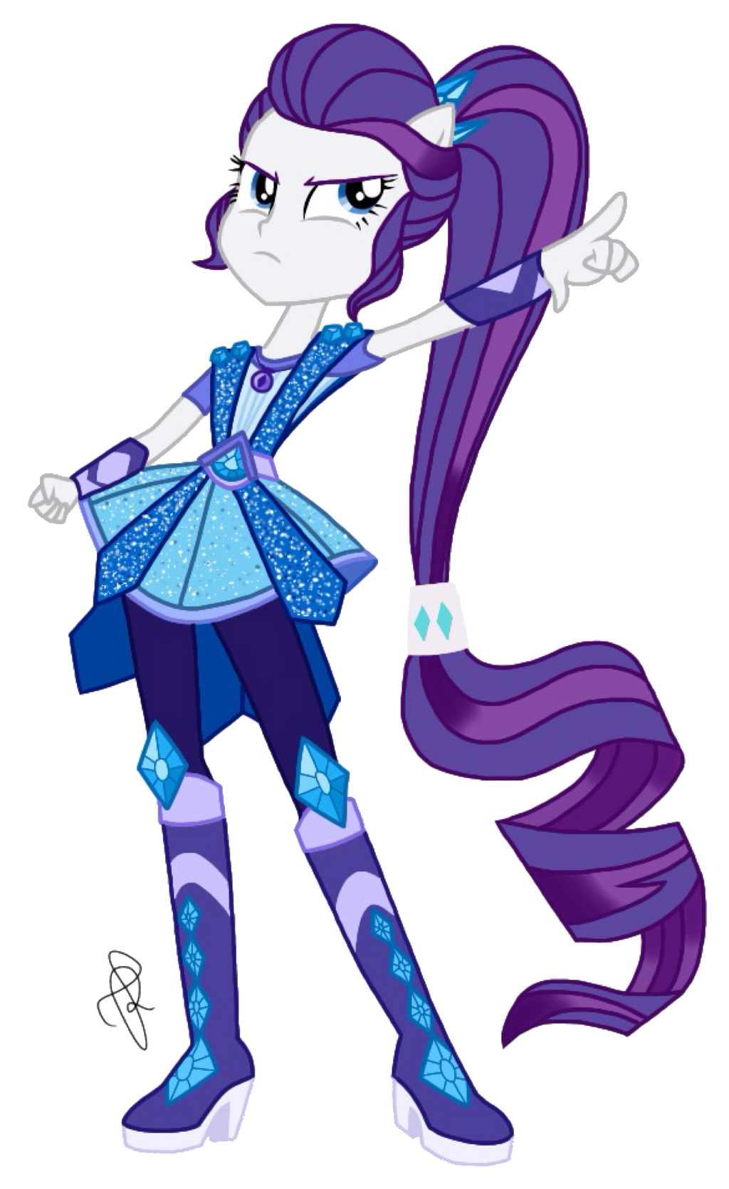 EQG Series - Rarity by ilaria122 on DeviantArt