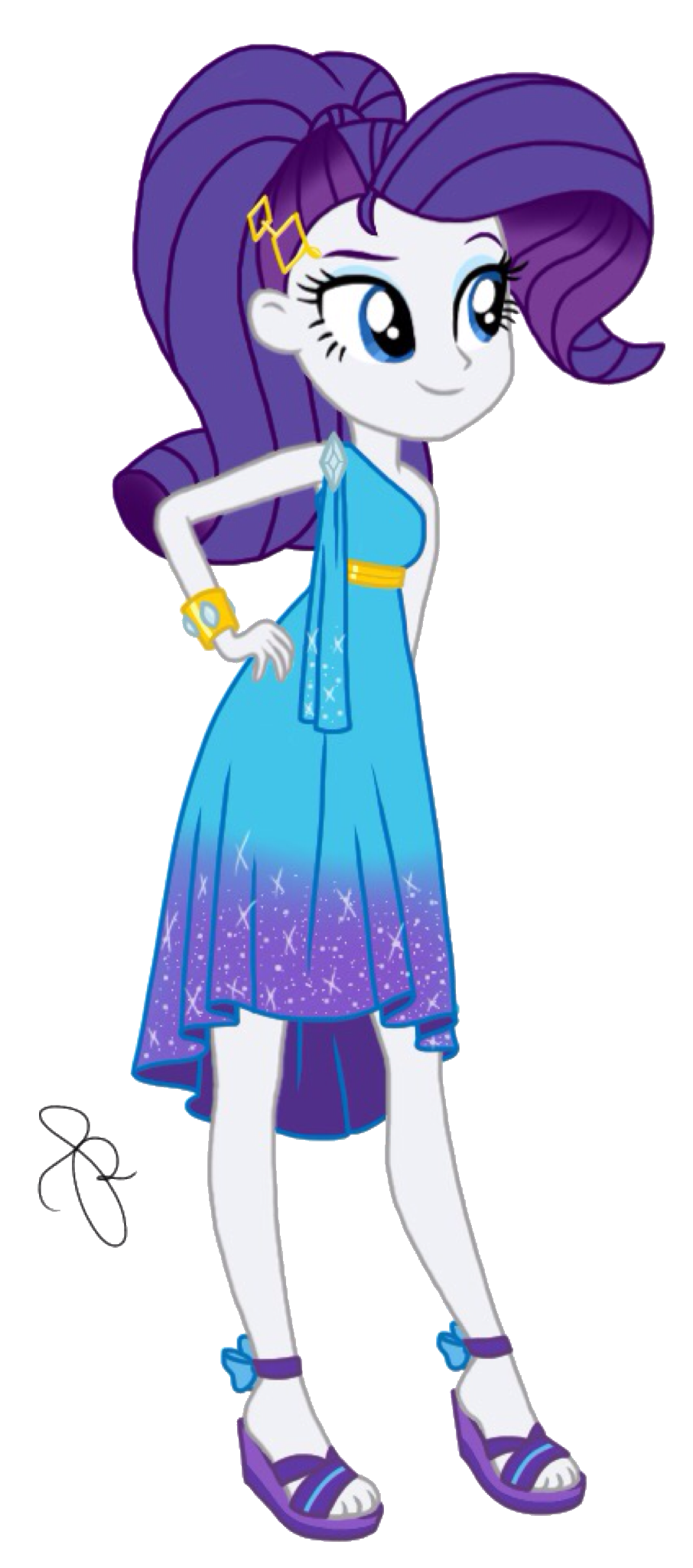 EQG Series - Rarity in resort party wearing