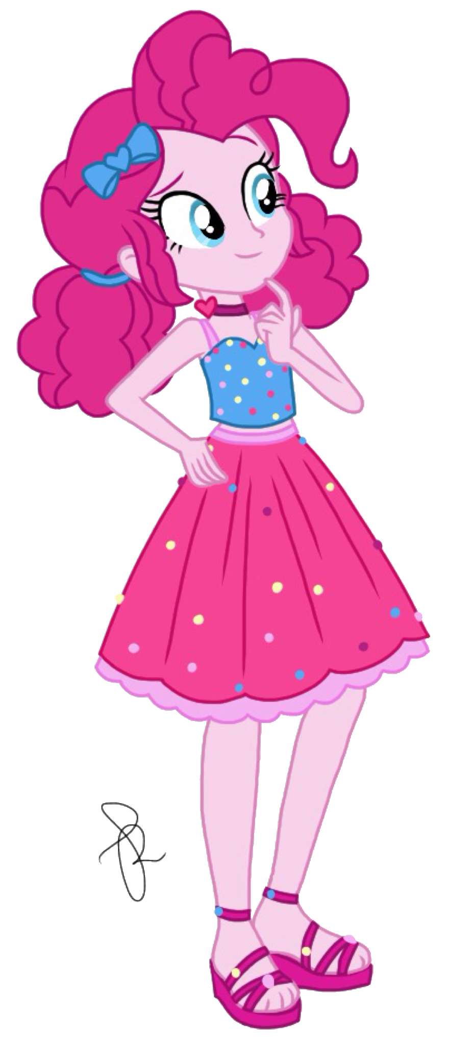 EQG Series - Pinkie in resort party wearing