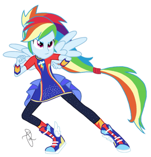 EQG Series - Rainbow Dash Friendship Power