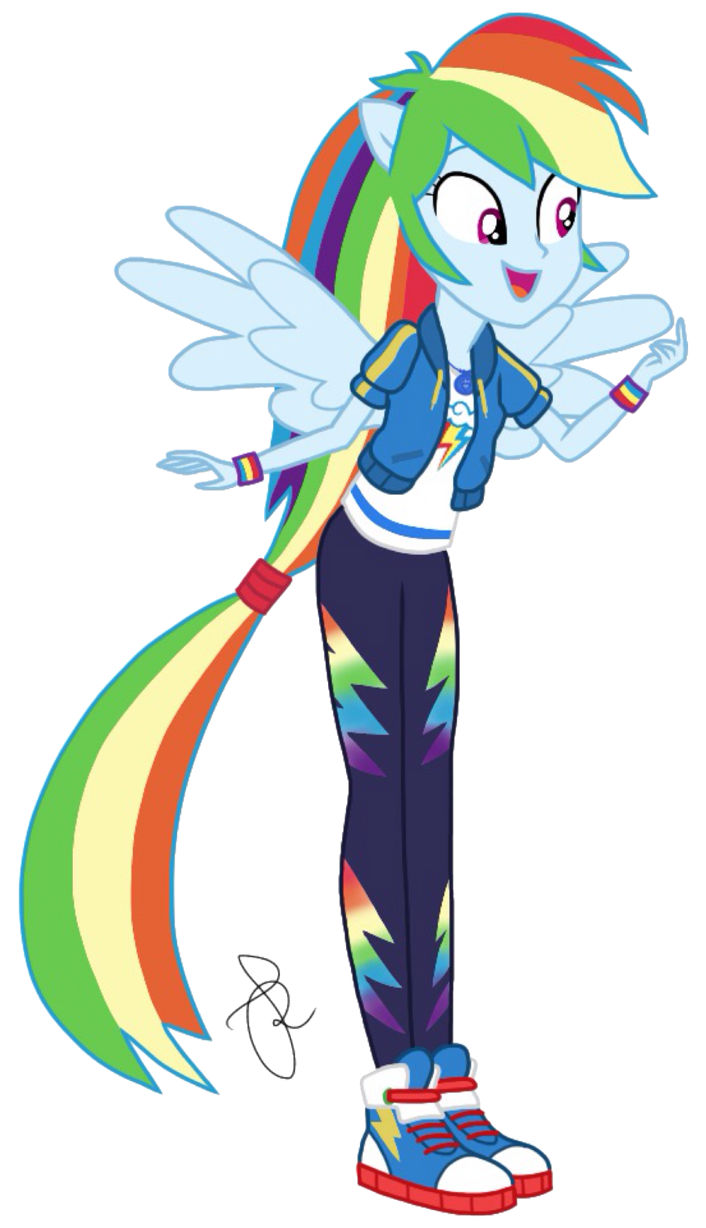 EQG Series Happy Rainbow Dash by ilaria122 on DeviantArt