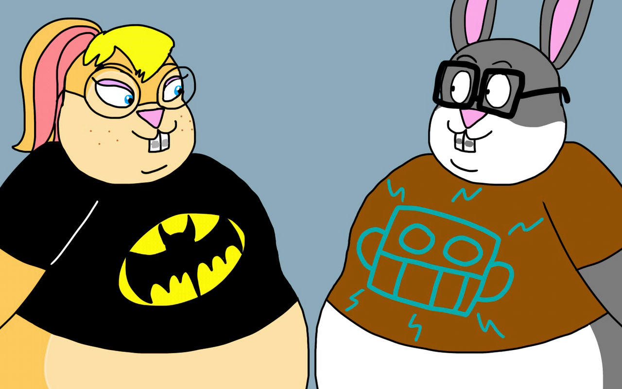 Nerd Pink Rabbit Nerd Rabbits by DisneyHero100 on DeviantArt