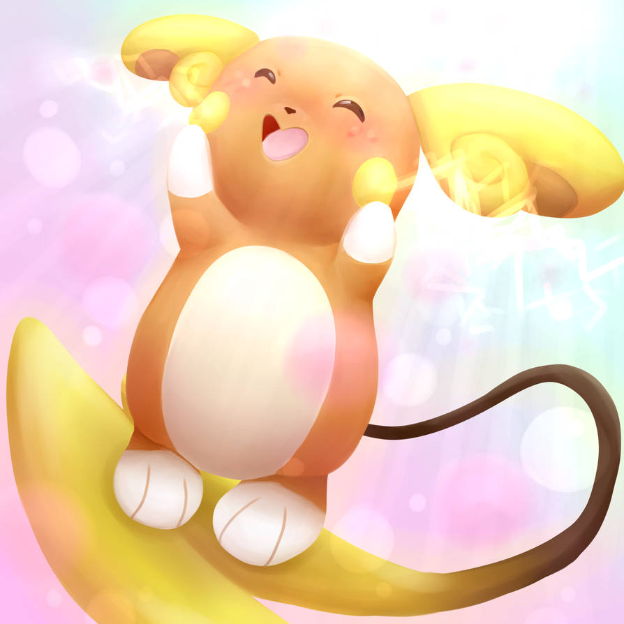 Aloha Ryeahchu Alolan Raichu by Piggyplum on DeviantArt