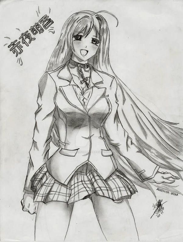 Akashiya Moka by Mindfreak (Old Drawing)