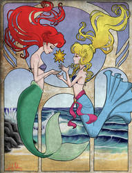 Ariel and Kilala