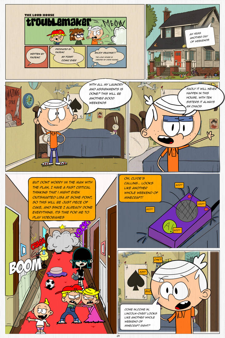 A Fancomic of the loudhouse by FadeMC on DeviantArt