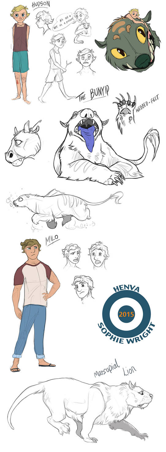 Bunyip Animation The Bunyip - concept art. by Henva on DeviantArt