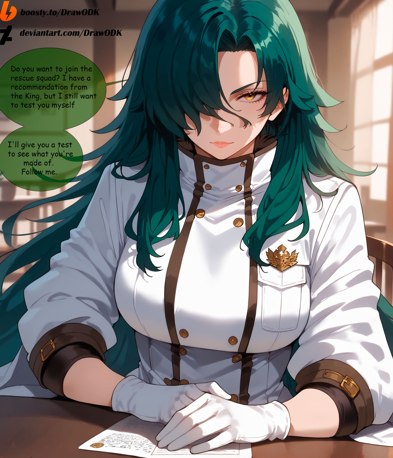 Rose (The wrong way to use healing magic) - 1 by DrawODK on DeviantArt