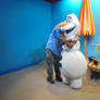 Hugging Olaf