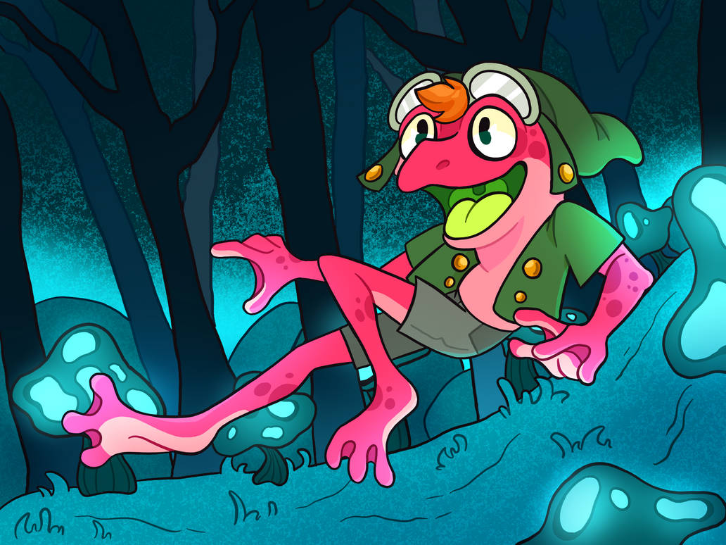 Sprig Fictional Sprig but he actually looks like a frog by DoodleNoodle12 on DeviantArt