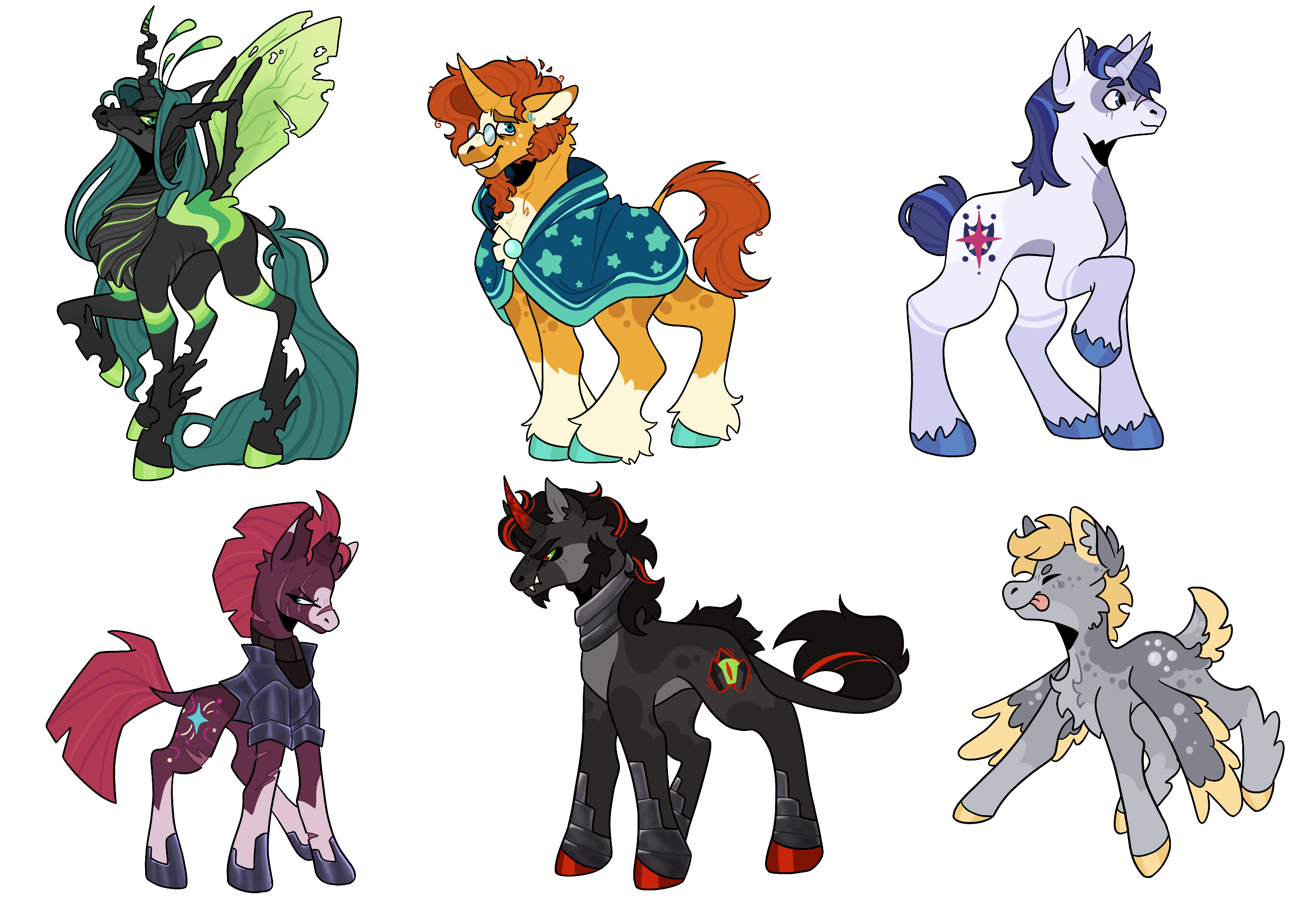 MLP Redesigns Part 4 by DoodleNoodle12 on DeviantArt