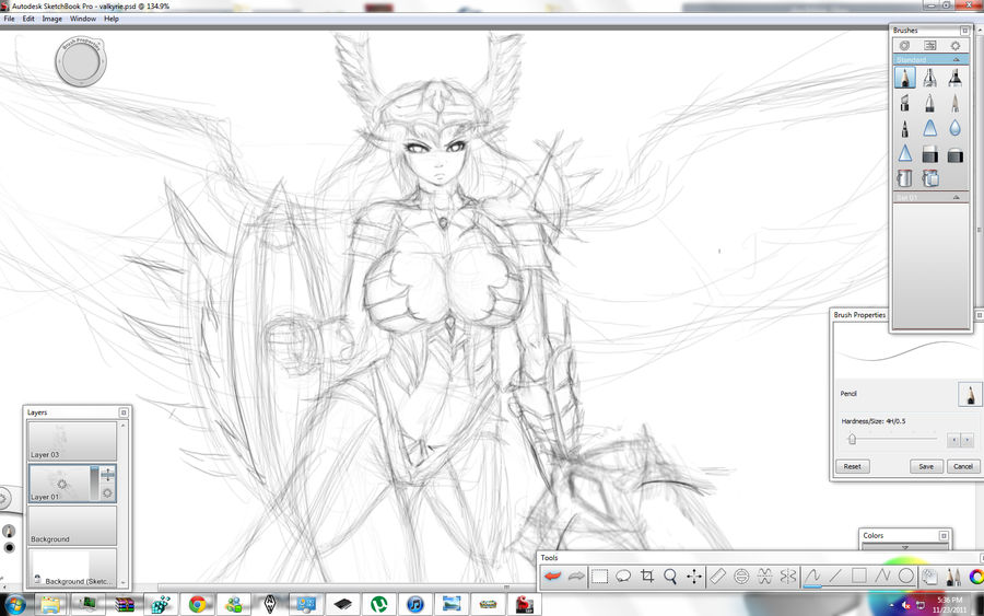 Ebony Valkyrie reboot WIP