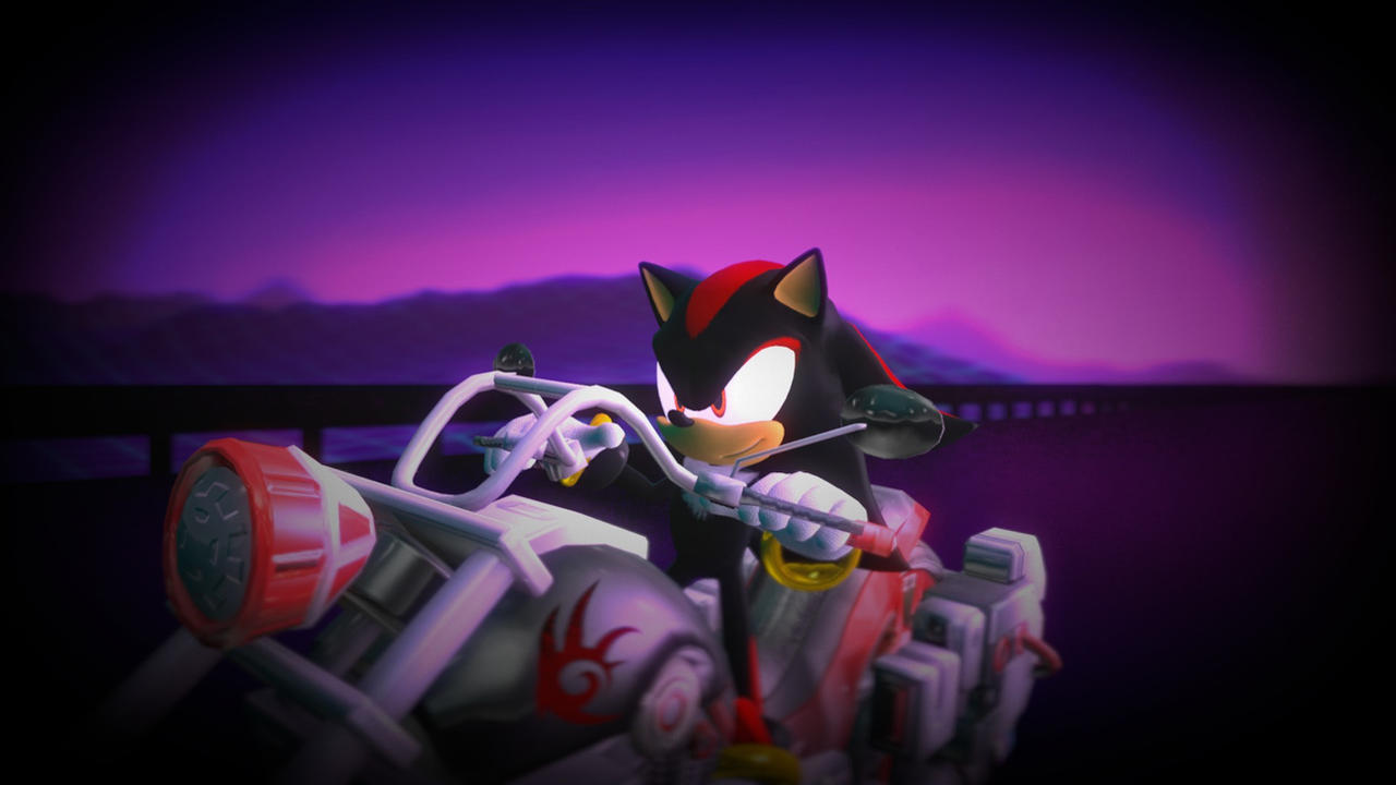 Shadow Riding His Bike by boii22415 on DeviantArt
