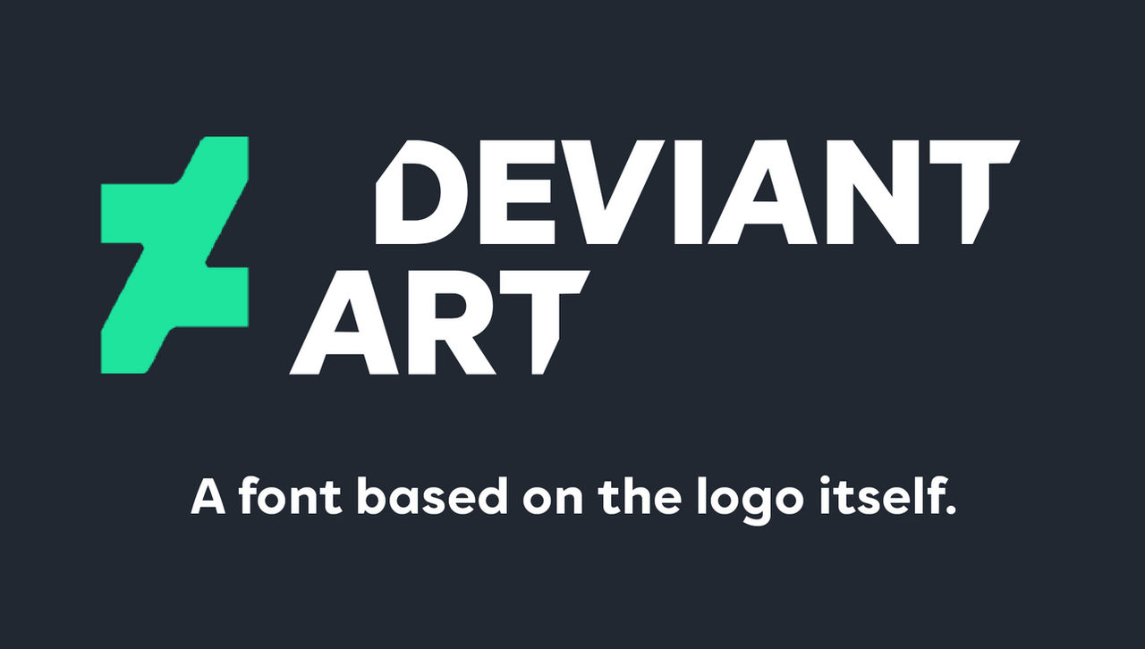 DeviantArt Logo Font by nathandevi1827 on DeviantArt