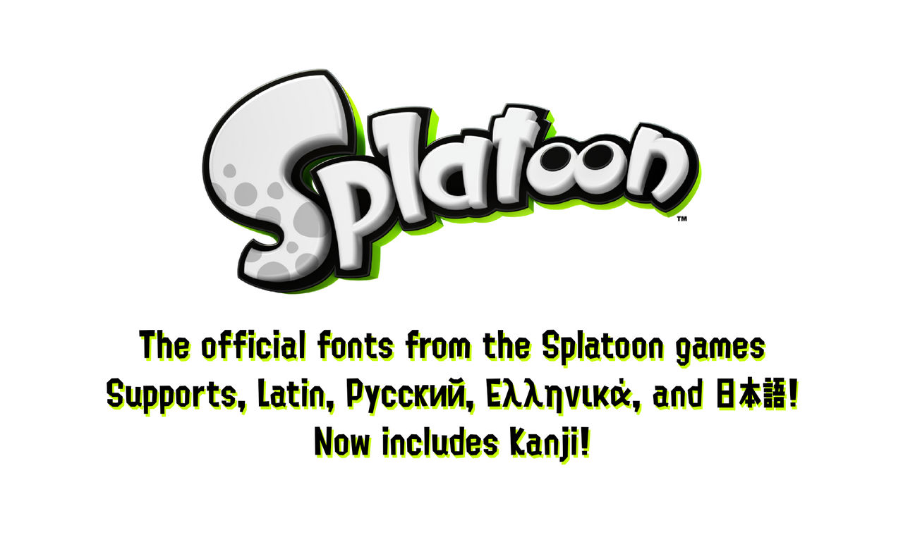 Splatoon Official Fonts by nathandevi1827 on DeviantArt