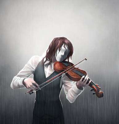 faceless violinist