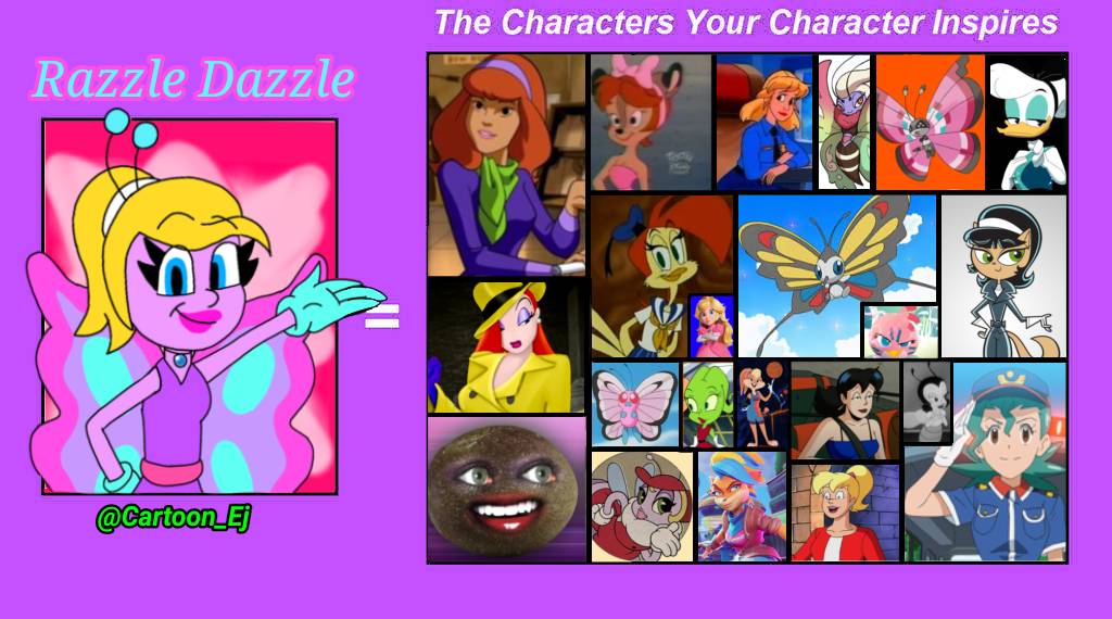 Cartoon Rendazzle Razzle Dazzle's Character Inspiration by CartoonEj203 on DeviantArt