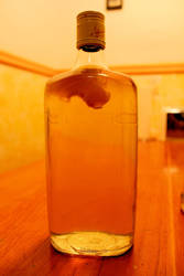 Quince Liqueur Bottle