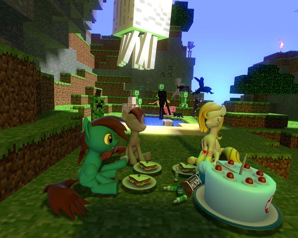 A day in Minecraft by Miel1994 on DeviantArt