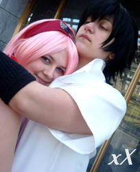 Sasuke and Sakura - Embrace