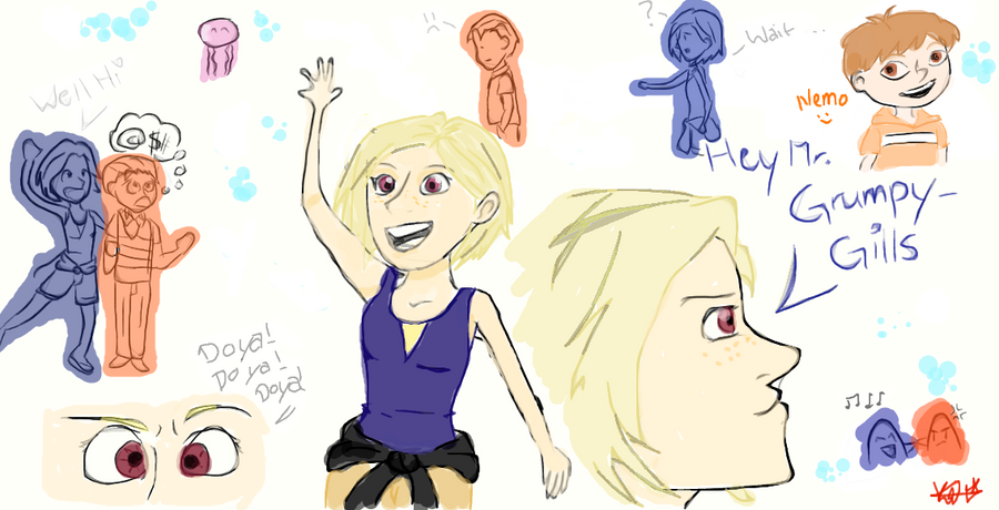 Finding Nemo Human Deviantart Finding Nemo human sketches by Orphan-Ani on DeviantArt