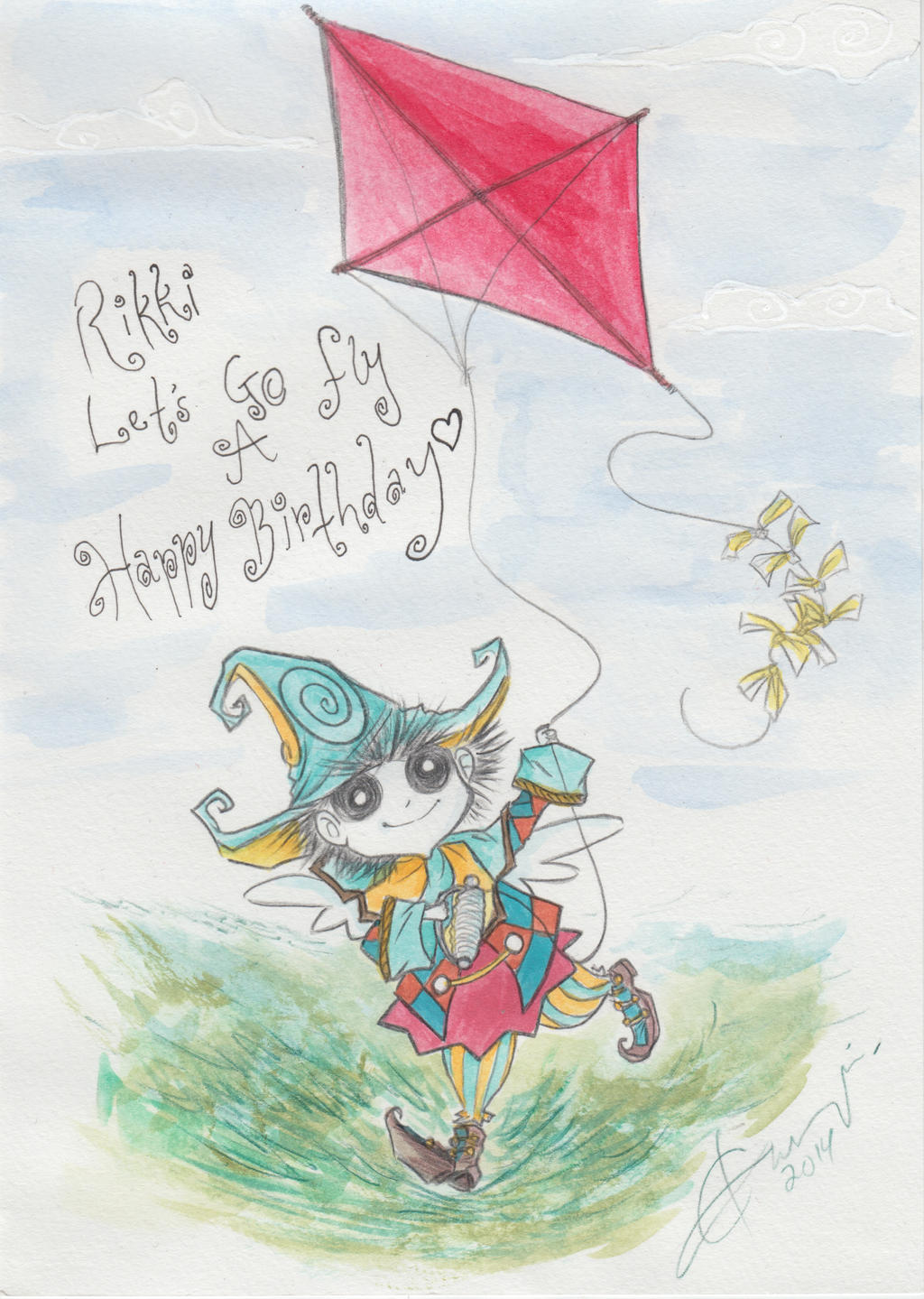 Rikki's birthday card